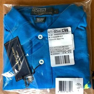 NWT 👕 RL “The Iconic Mesh Polo Shirt” SEALED